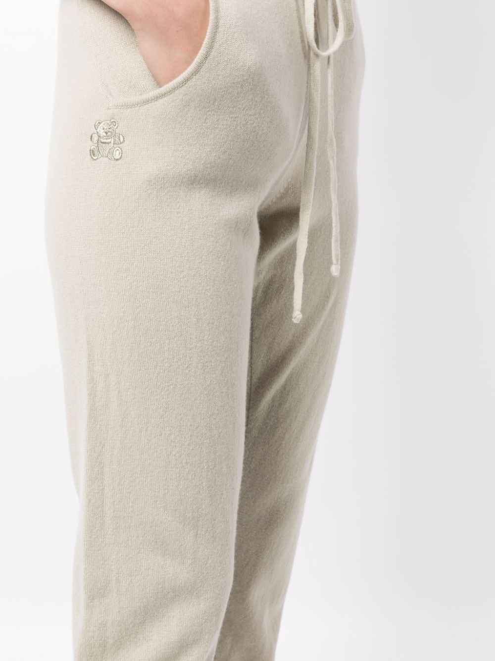 Milano Drawstring Cashmere Joggers - Lichen