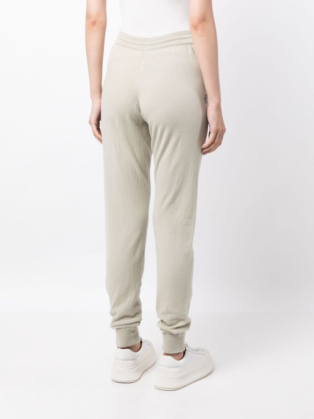 Milano Drawstring Cashmere Joggers - Lichen