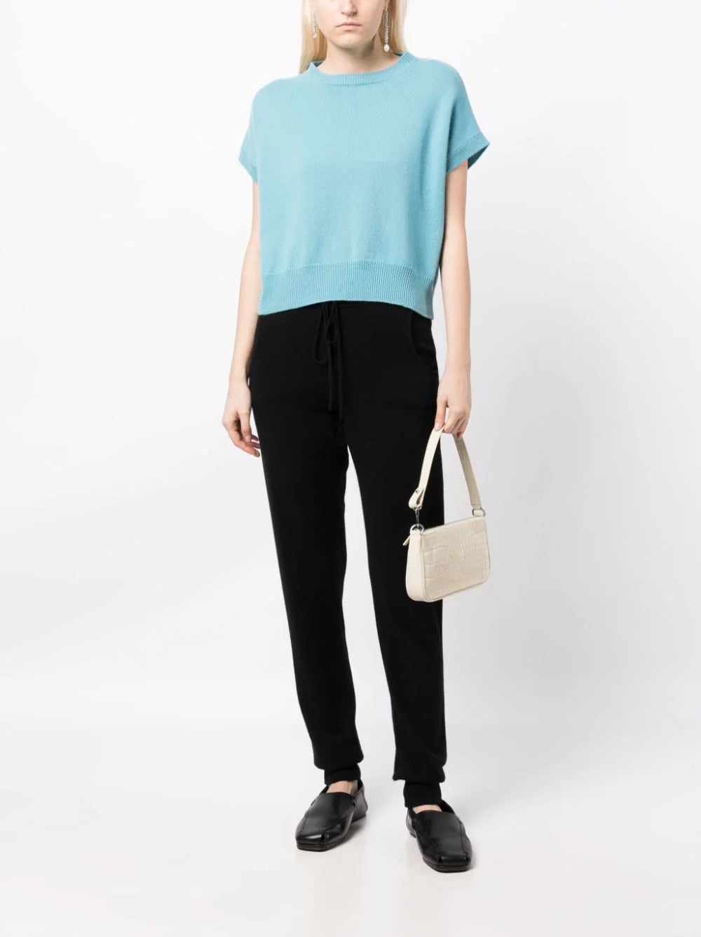 Genova Sleeveless Cashmere Jumper - Oceano