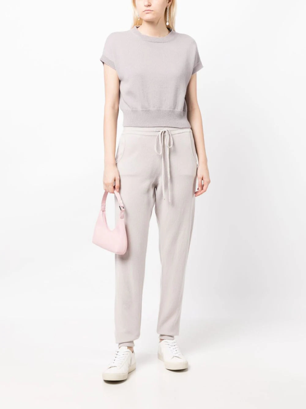 Genova Sleeveless Cashmere Jumper - Mallow