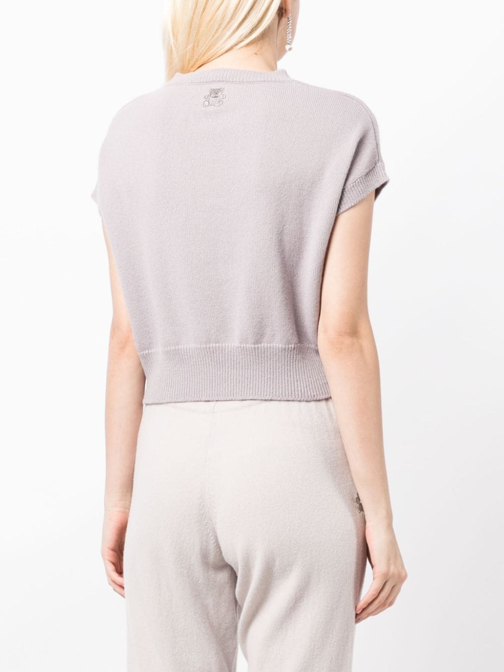Genova Sleeveless Cashmere Jumper - Mallow