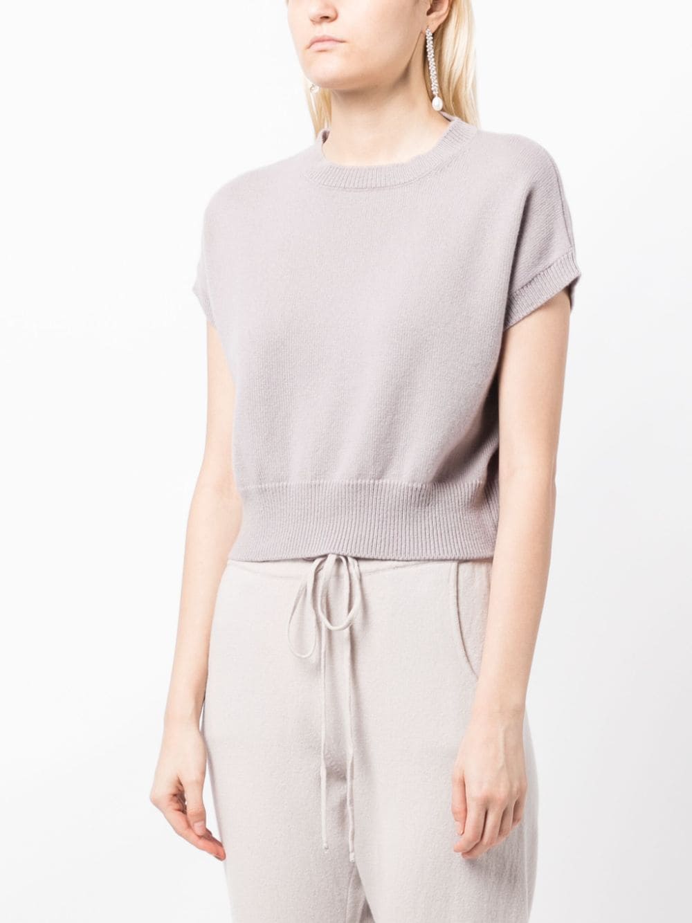 Genova Sleeveless Cashmere Jumper - Mallow