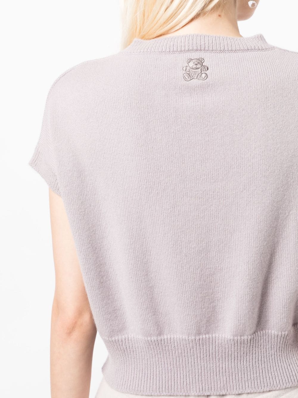 Genova Sleeveless Cashmere Jumper - Mallow