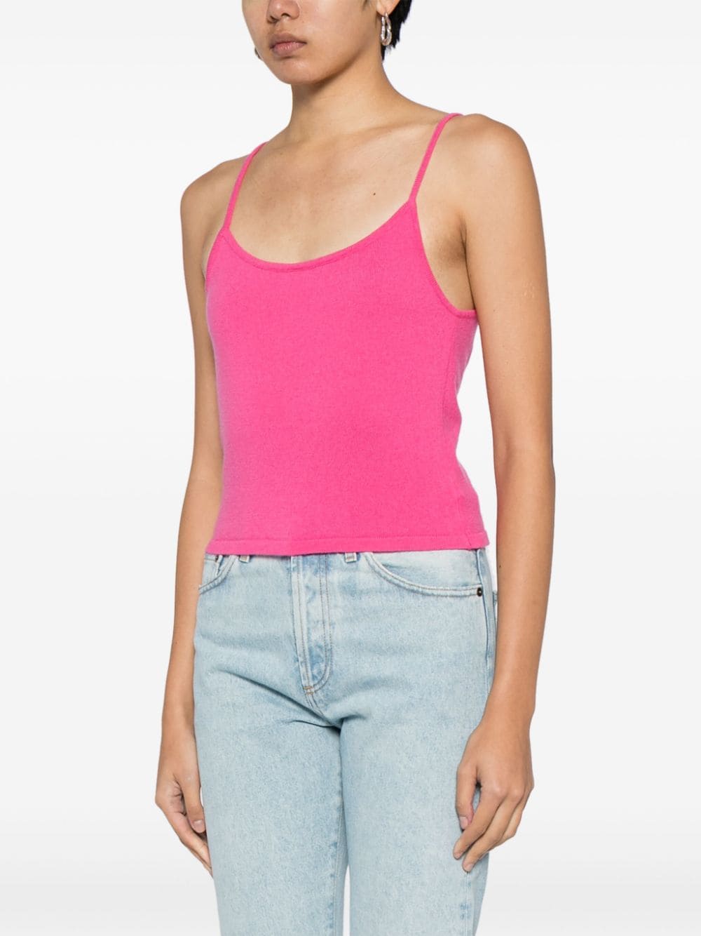 Rapallo Cashmere Tank Top - Rose du Soir