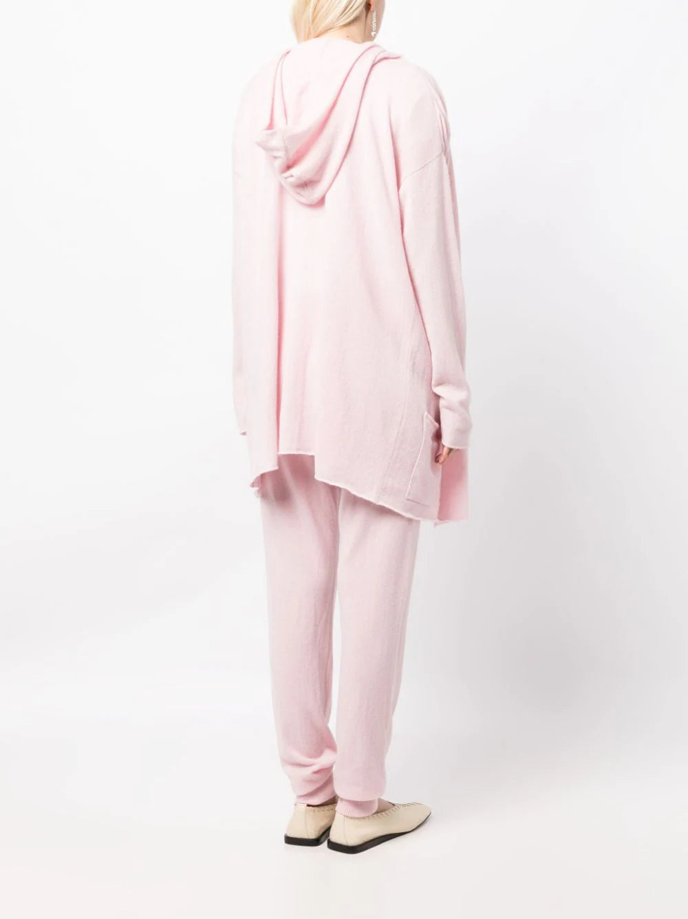 Napoli Lightweight Cashmere Cardigan - Tea Rose