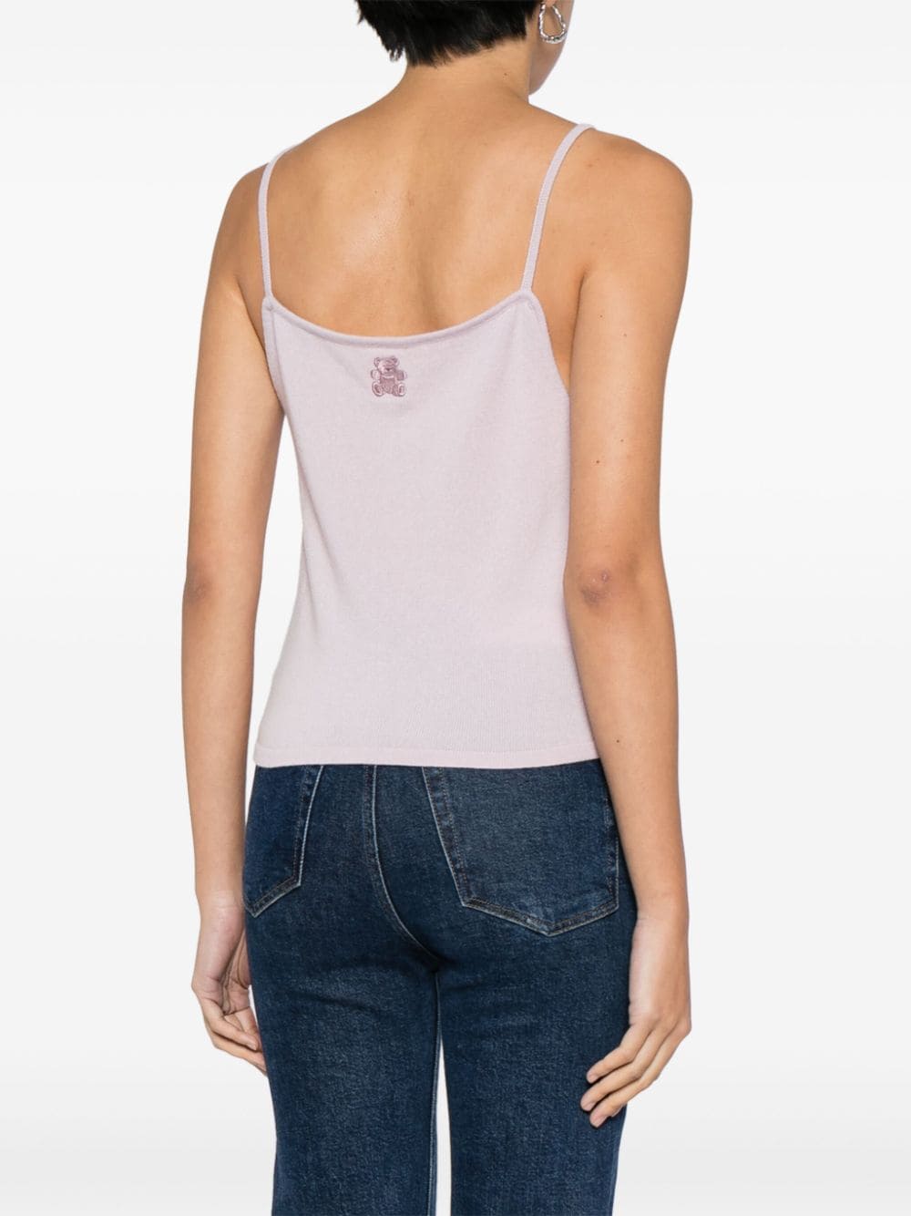 Rapallo Cashmere Tank Top - Silver Iris