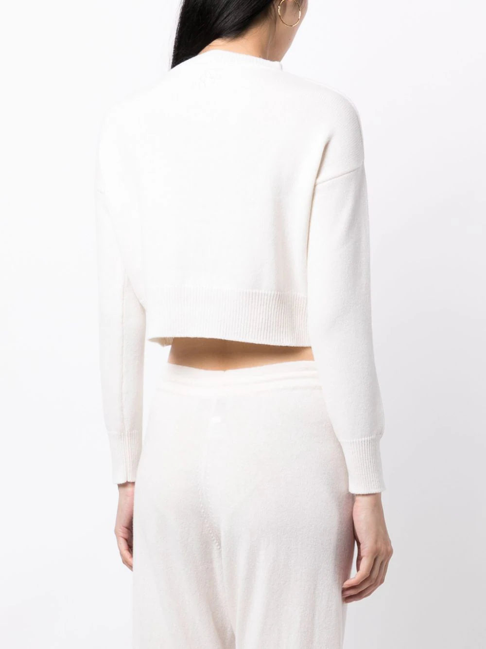 Genova Cropped Cashmere Jumper - Luna