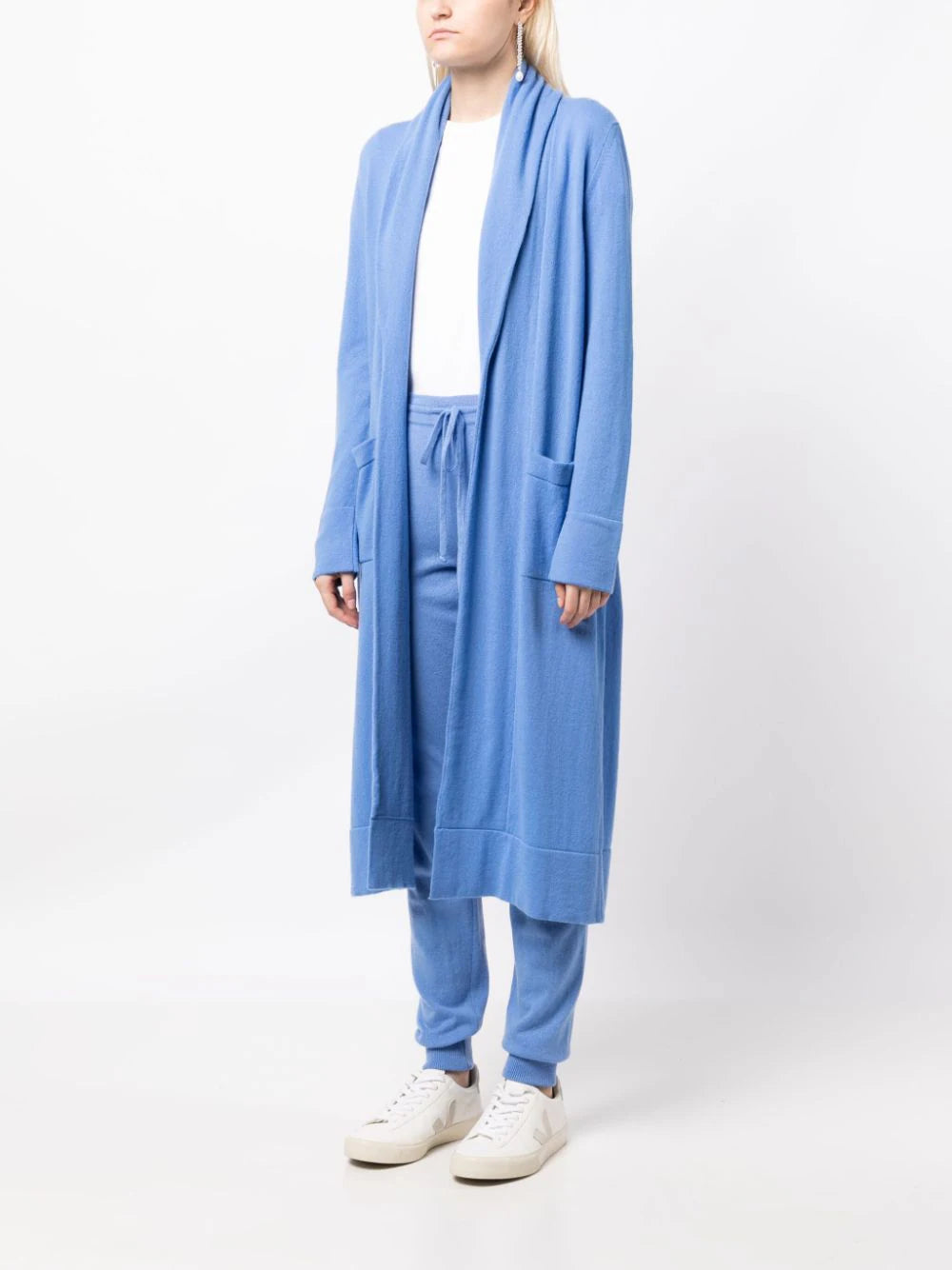 Venezia Cashmere Cardigan - Azure