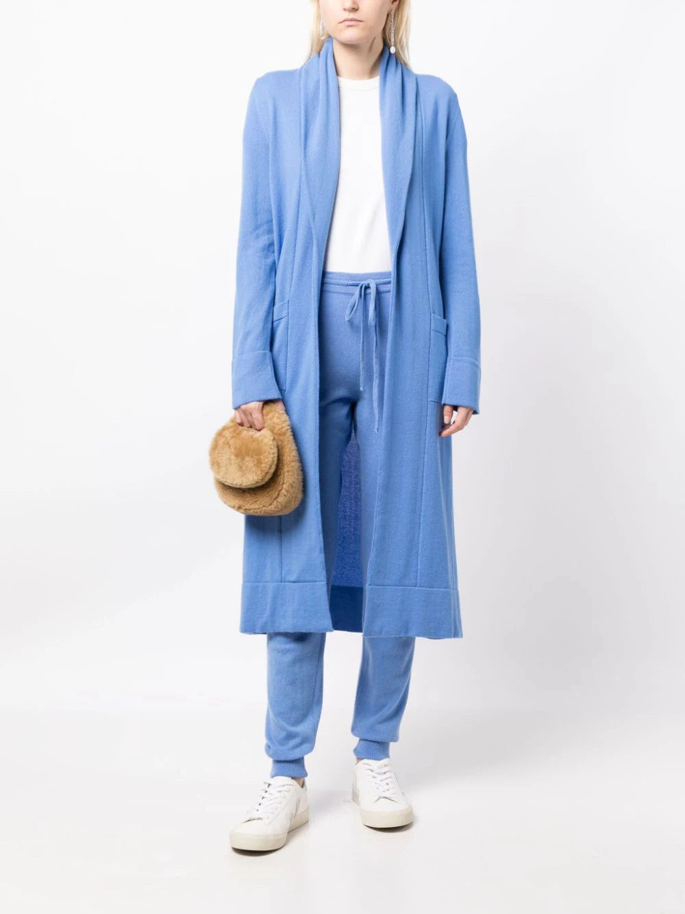 Venezia Cashmere Cardigan - Azure