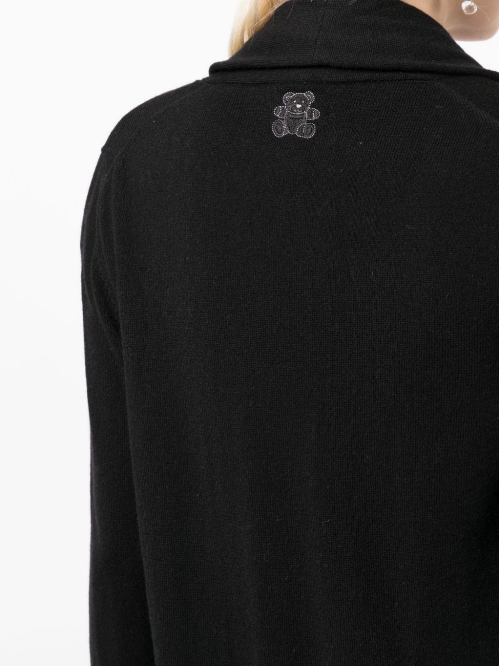 Venezia Cashmere Cardigan - Black Embassy