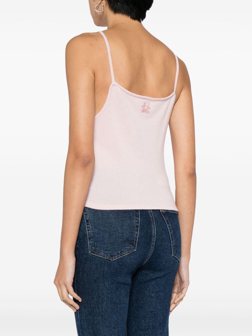 Rapallo Cashmere Tank Top - Tea Rose