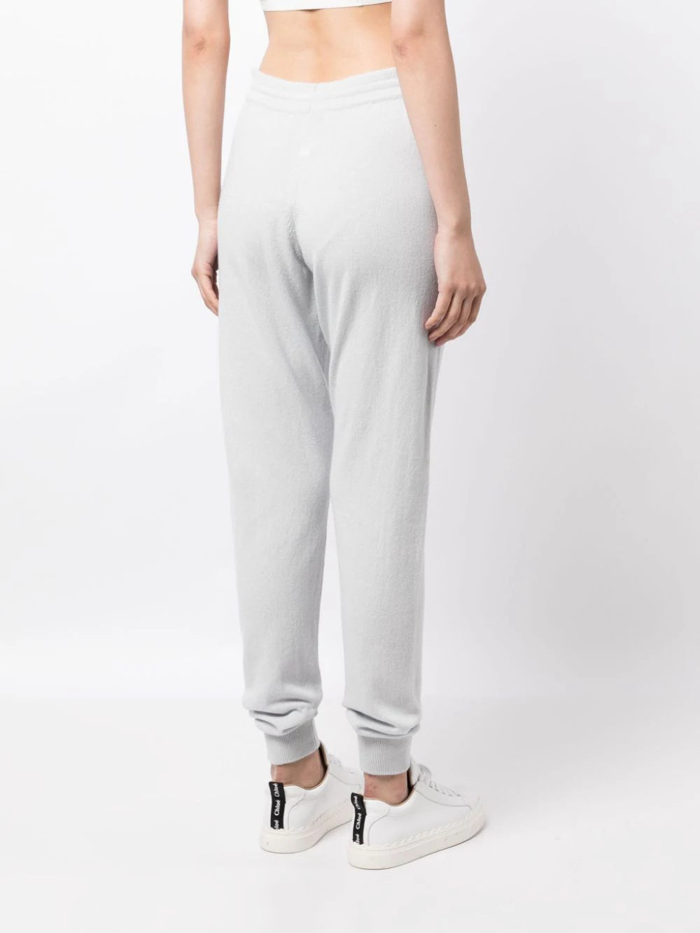 Milano Drawstring Cashmere Joggers - Angel