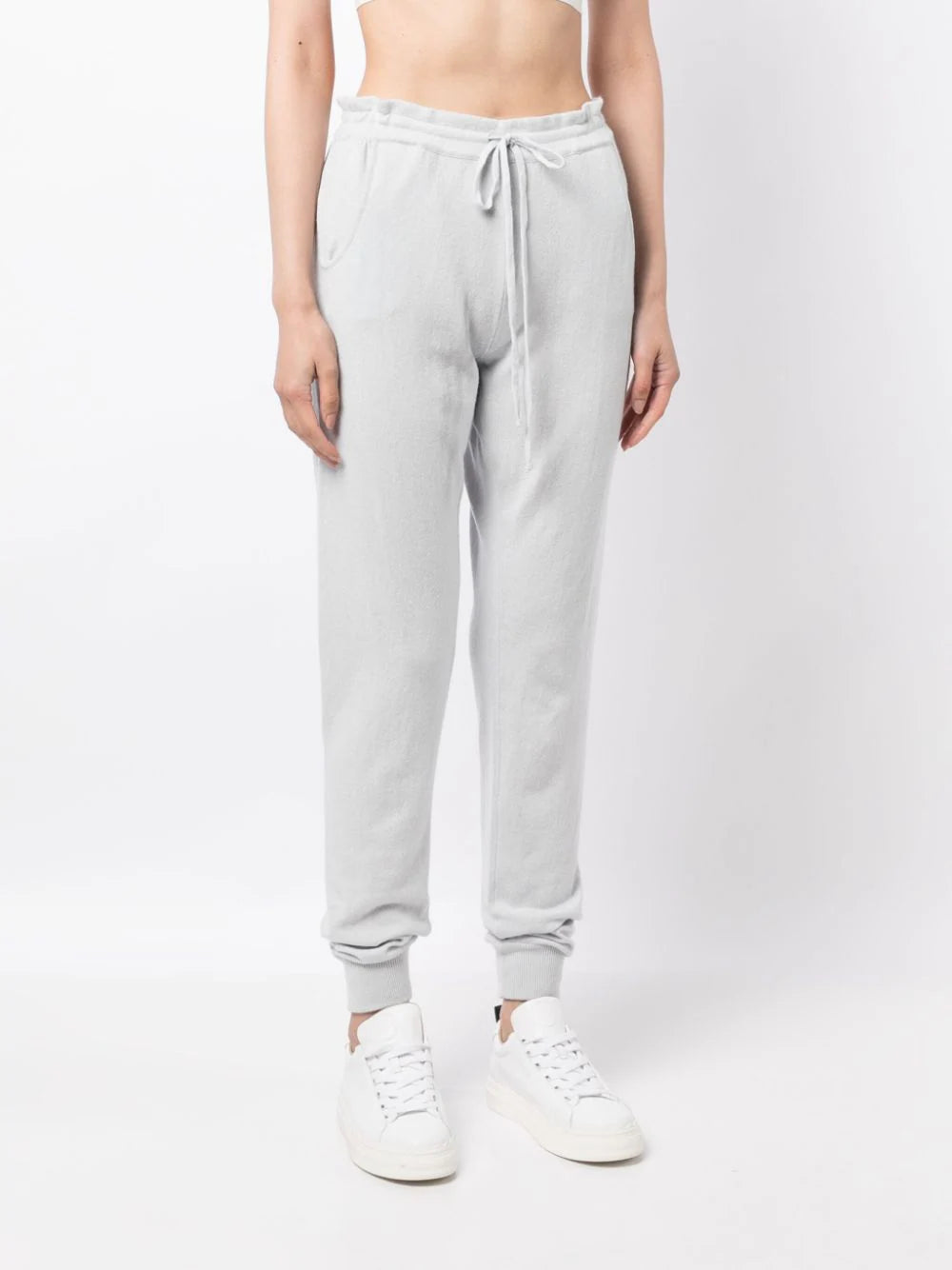 Milano Drawstring Cashmere Joggers - Angel