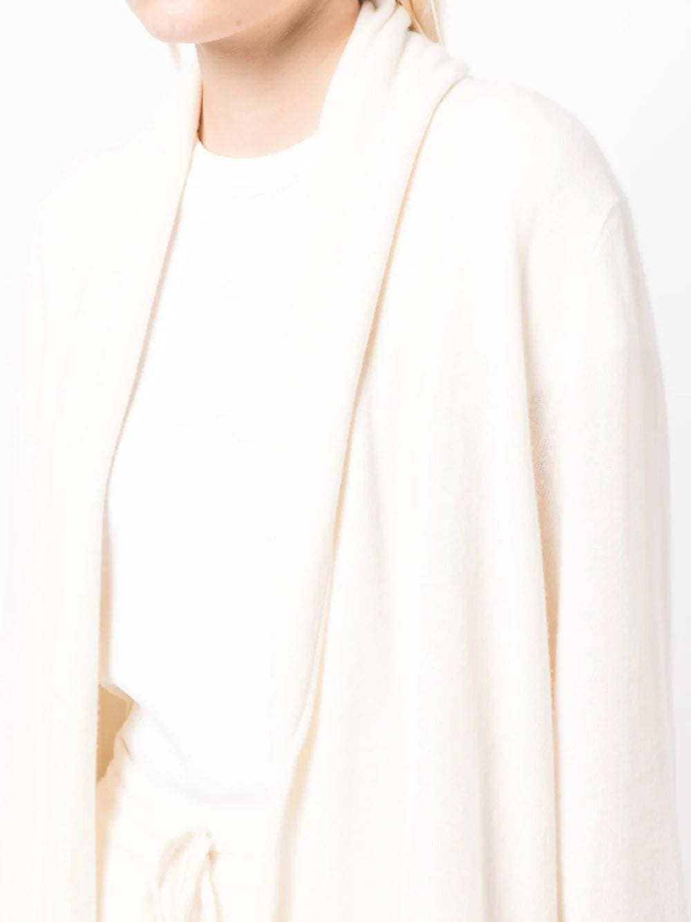 Venezia Cashmere Cardigan - White Luna