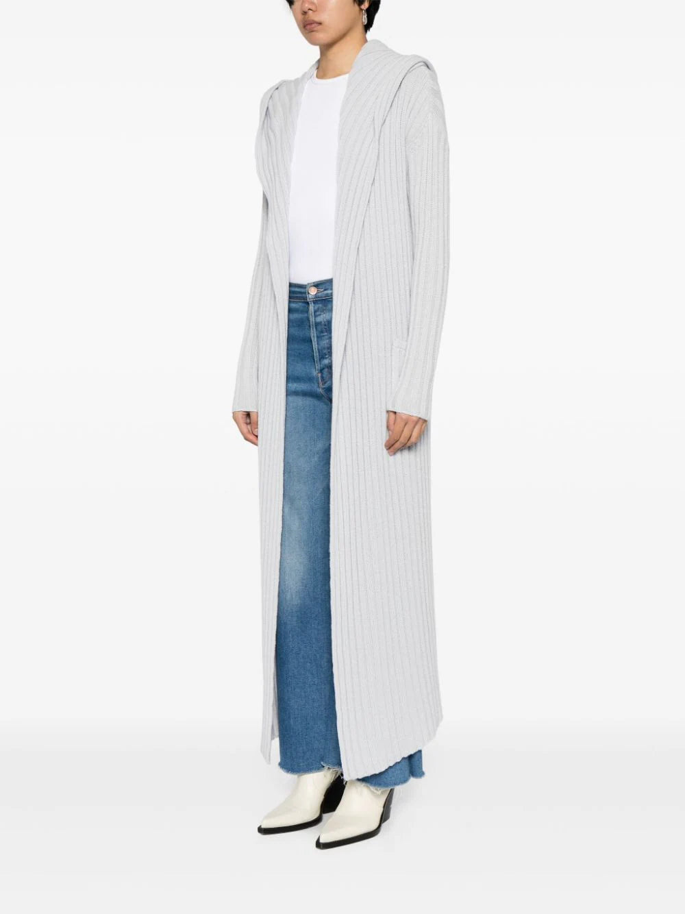 Amalfi Cashmere Cardigan - Wedgewood