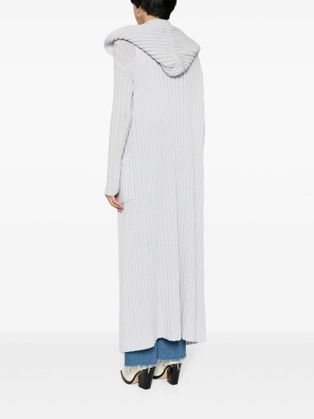 Amalfi Cashmere Cardigan - Wedgewood