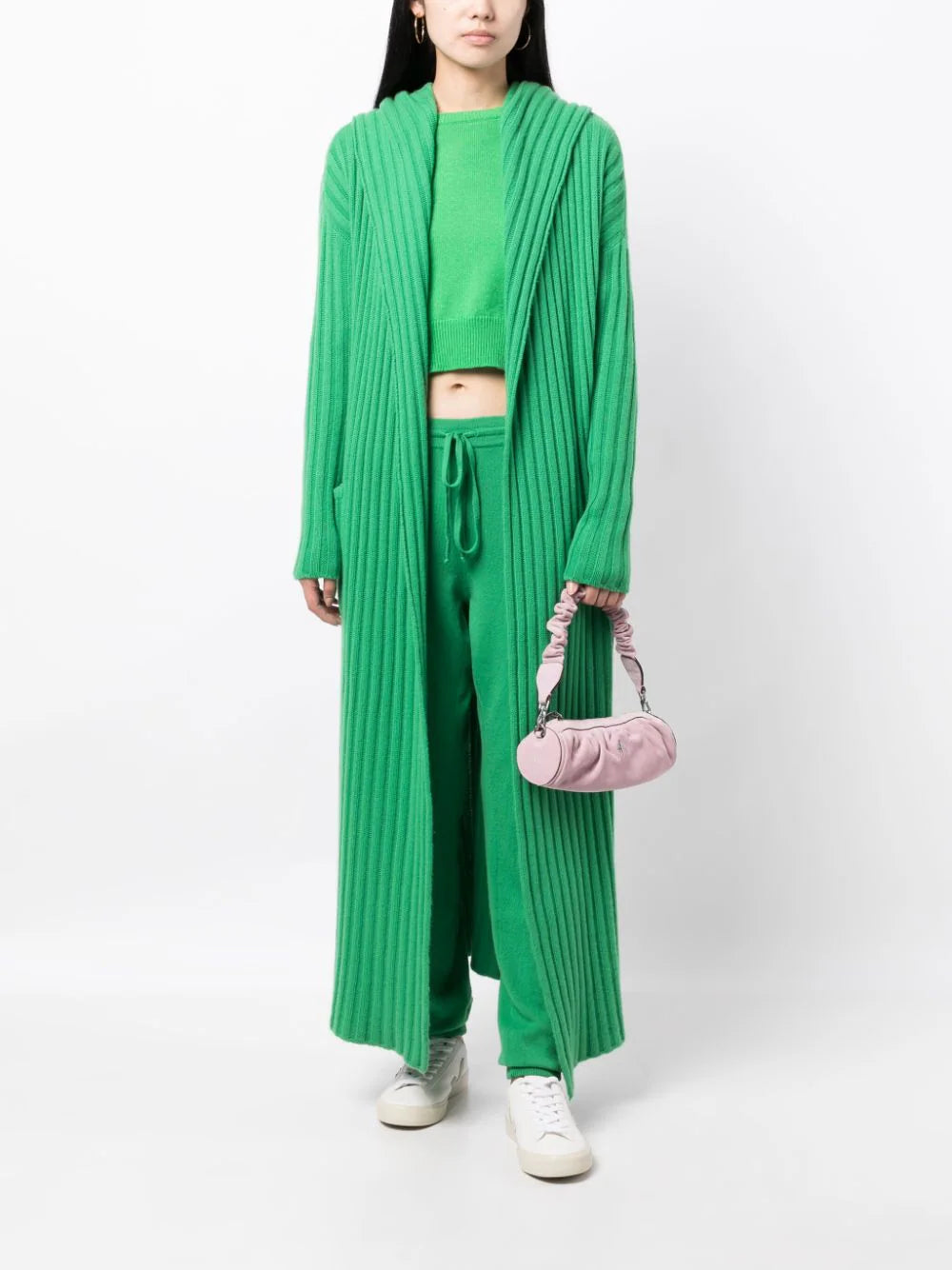 Amalfi Cashmere Cardigan - Flash Green