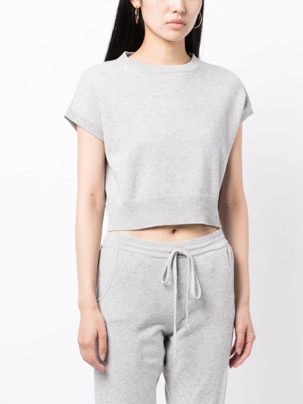 Genova Sleeveless Cashmere Jumper - Fog