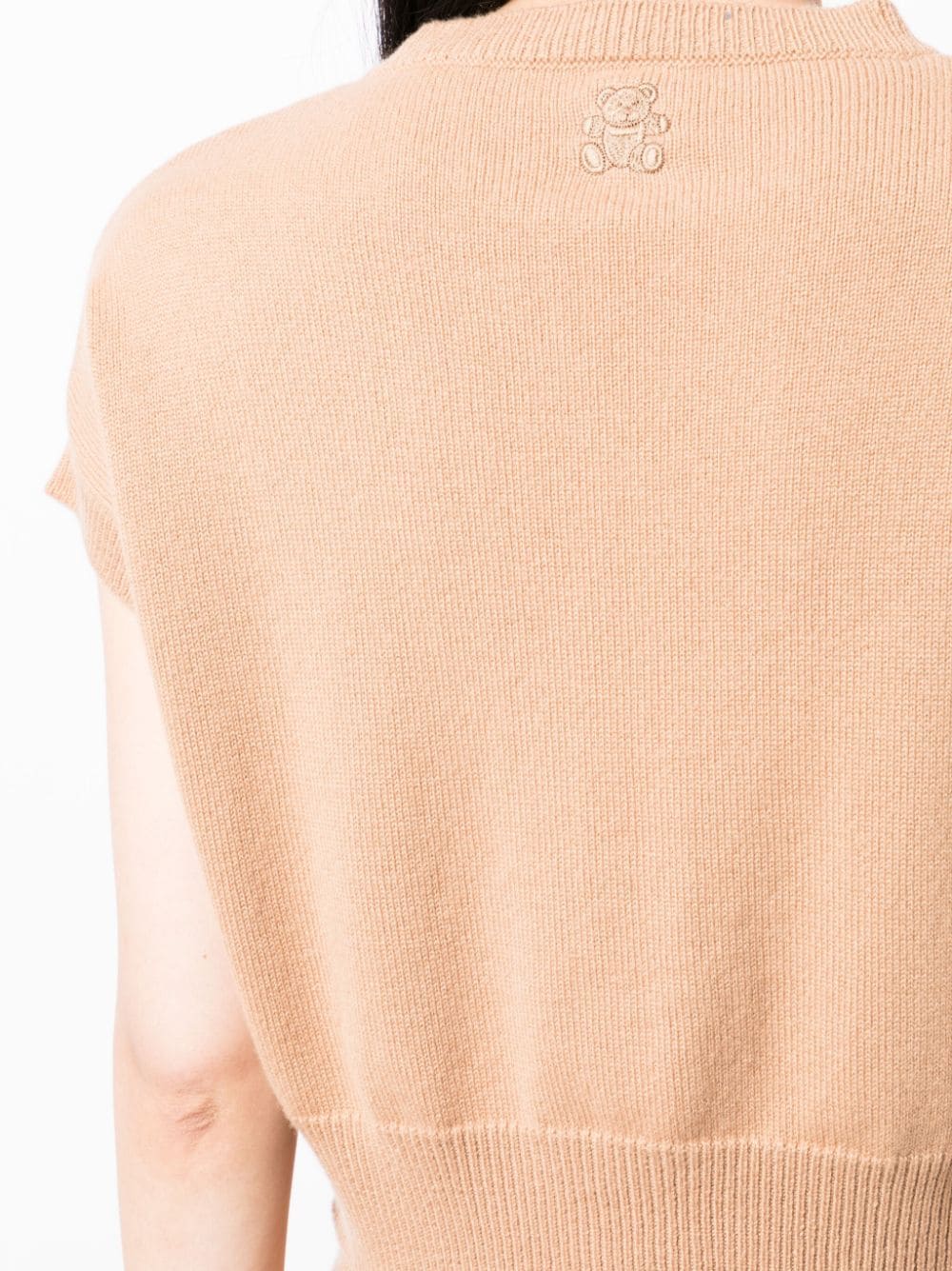 Genova Sleeveless Cashmere Jumper - Dune