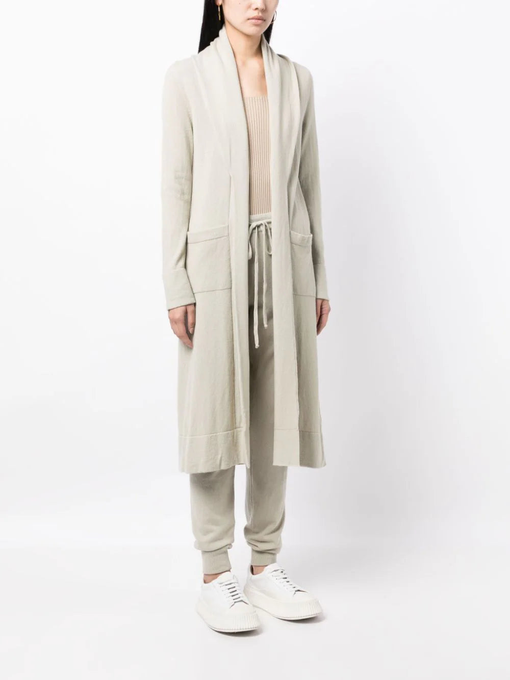 Venezia Cashmere Cardigan - Lichen