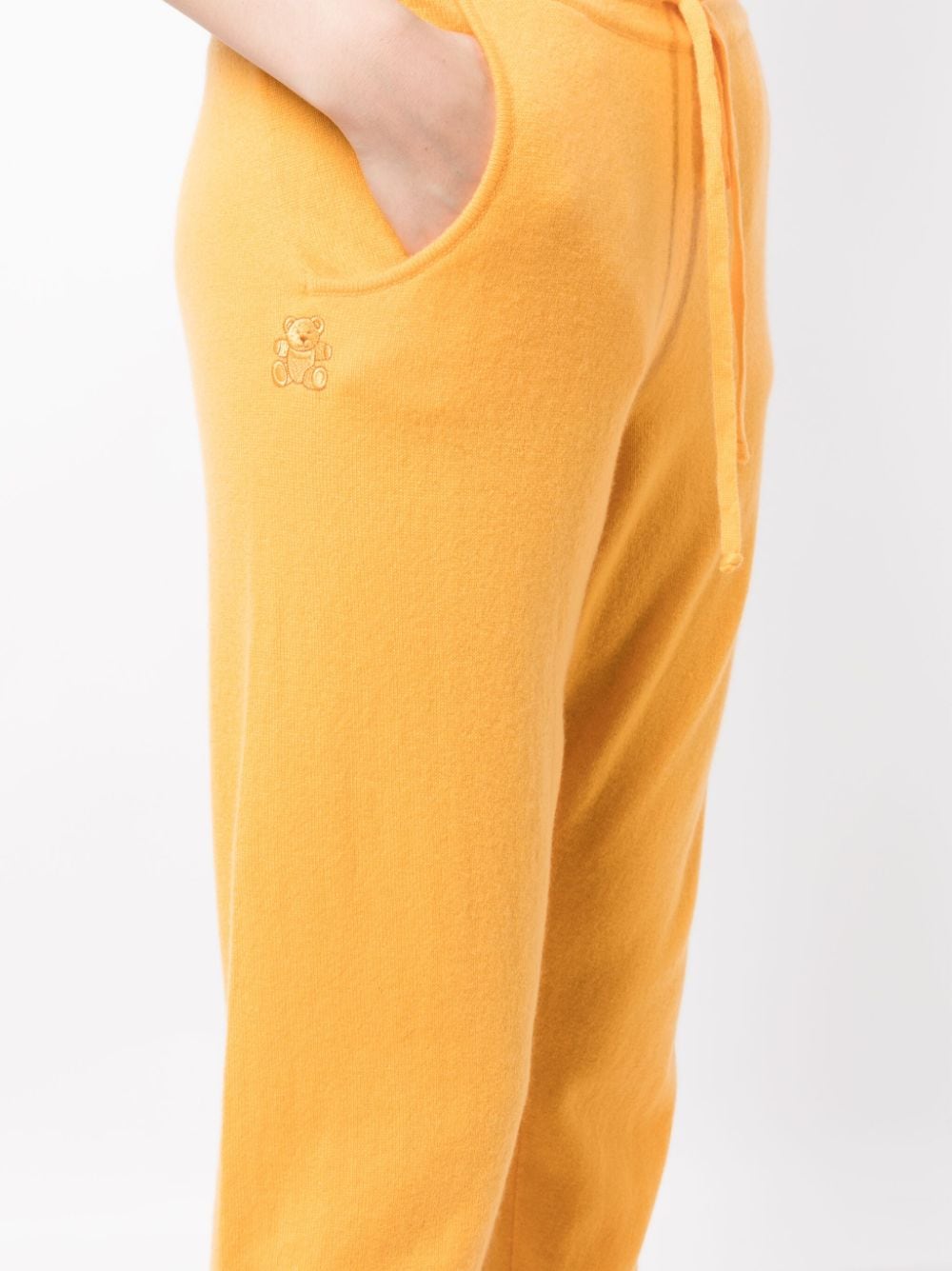 Milano Drawstring Cashmere Joggers - Nasturtium