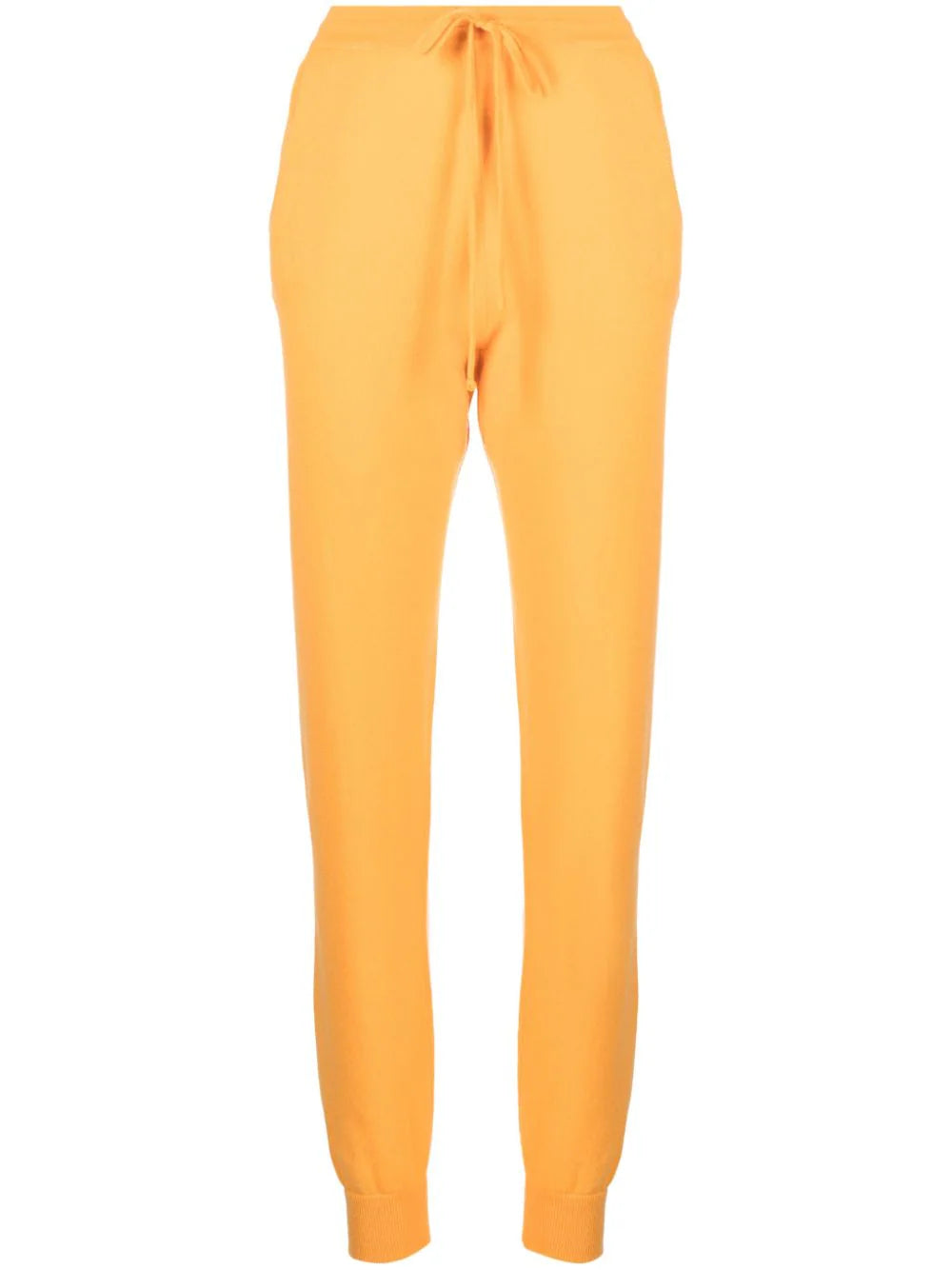 Milano Drawstring Cashmere Joggers - Nasturtium