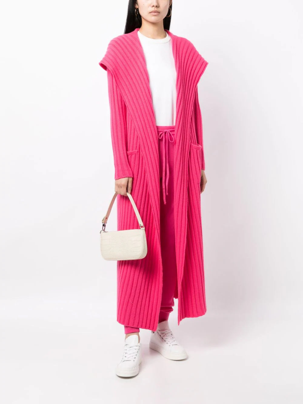 Amalfi Cashmere Cardigan - Rose du Soir