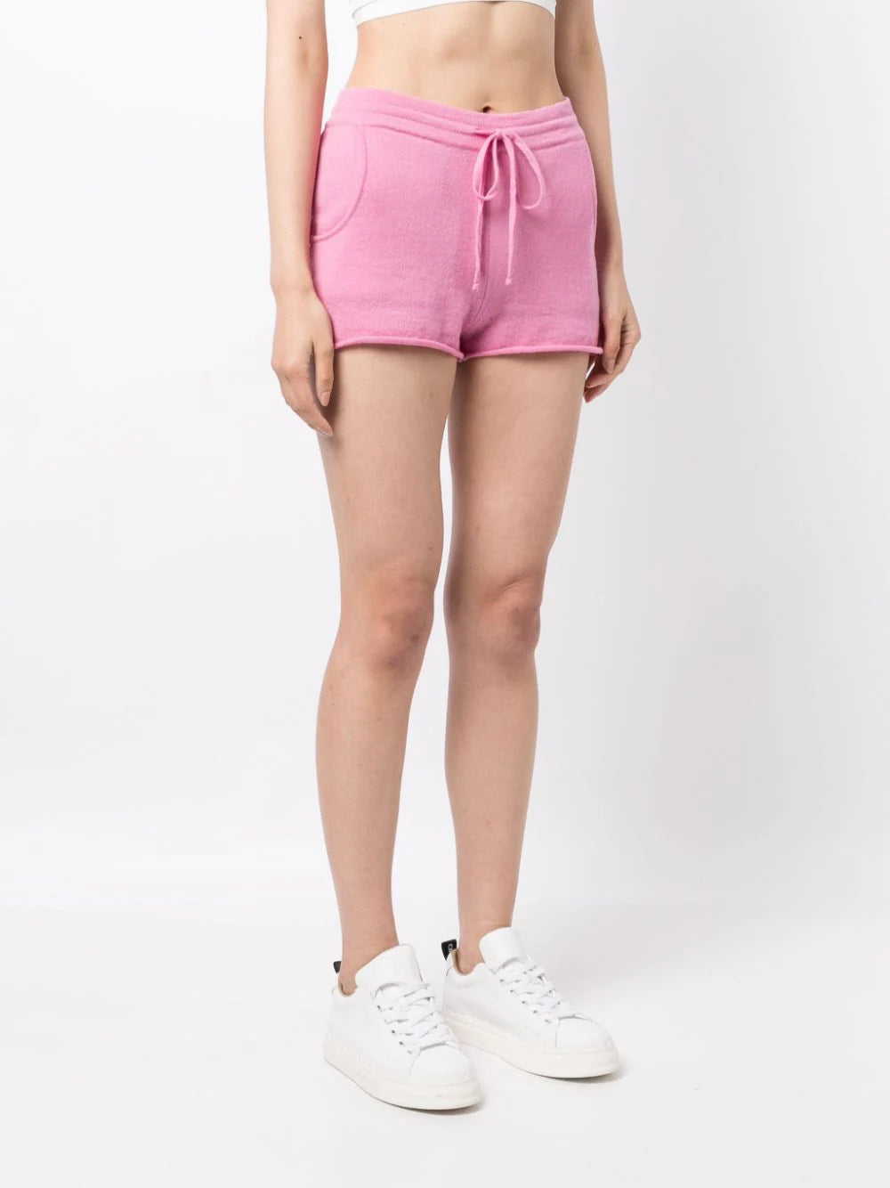 Portofino Drawstring Cashmere Shorts - Rosetta