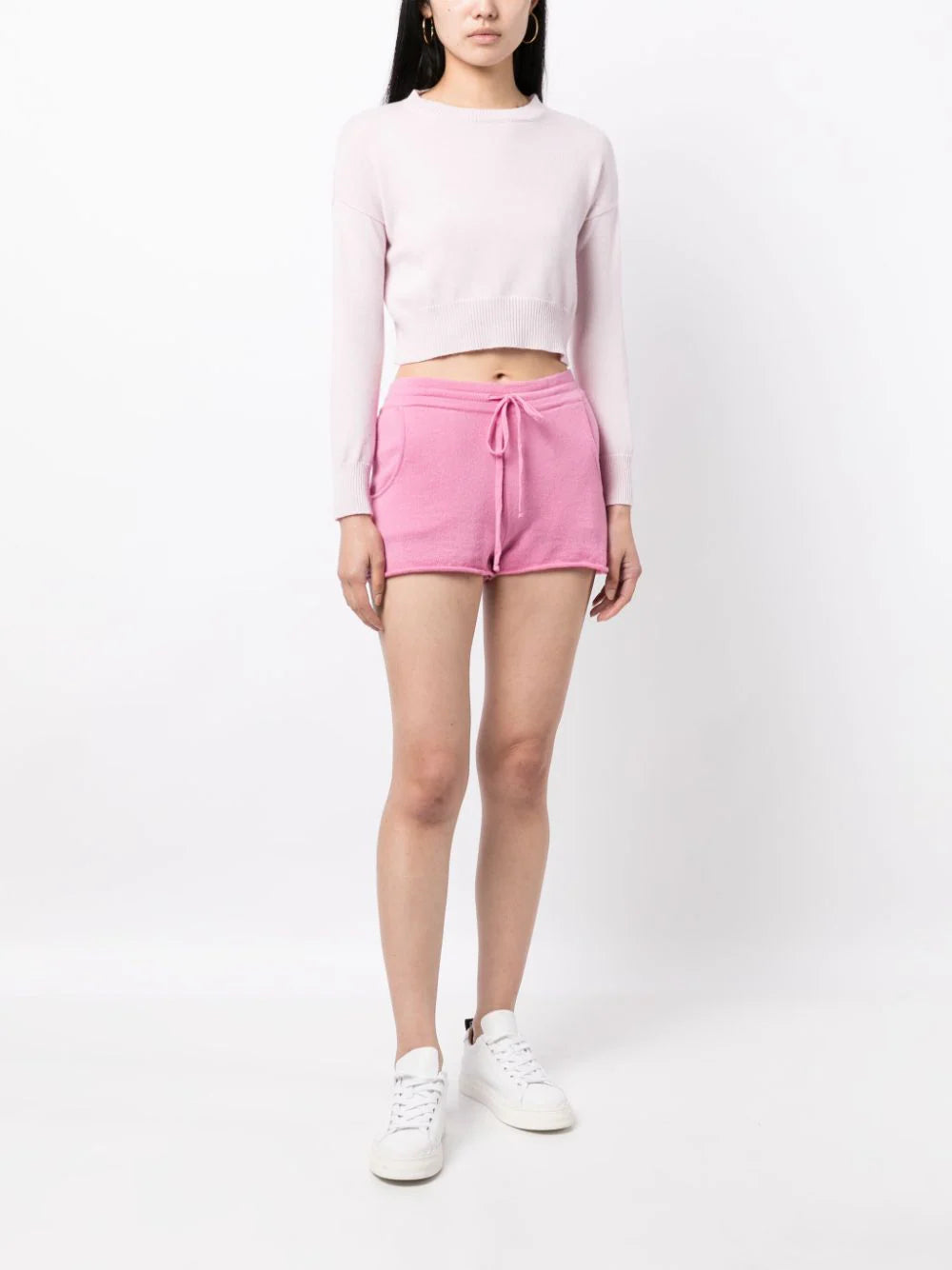 Portofino Drawstring Cashmere Shorts - Rosetta