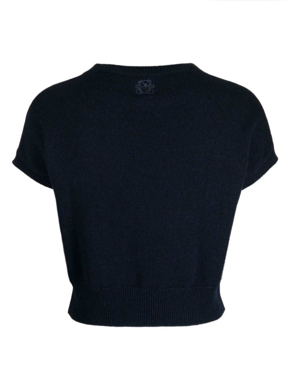 Genova Sleeveless Cashmere Jumper - Neptune