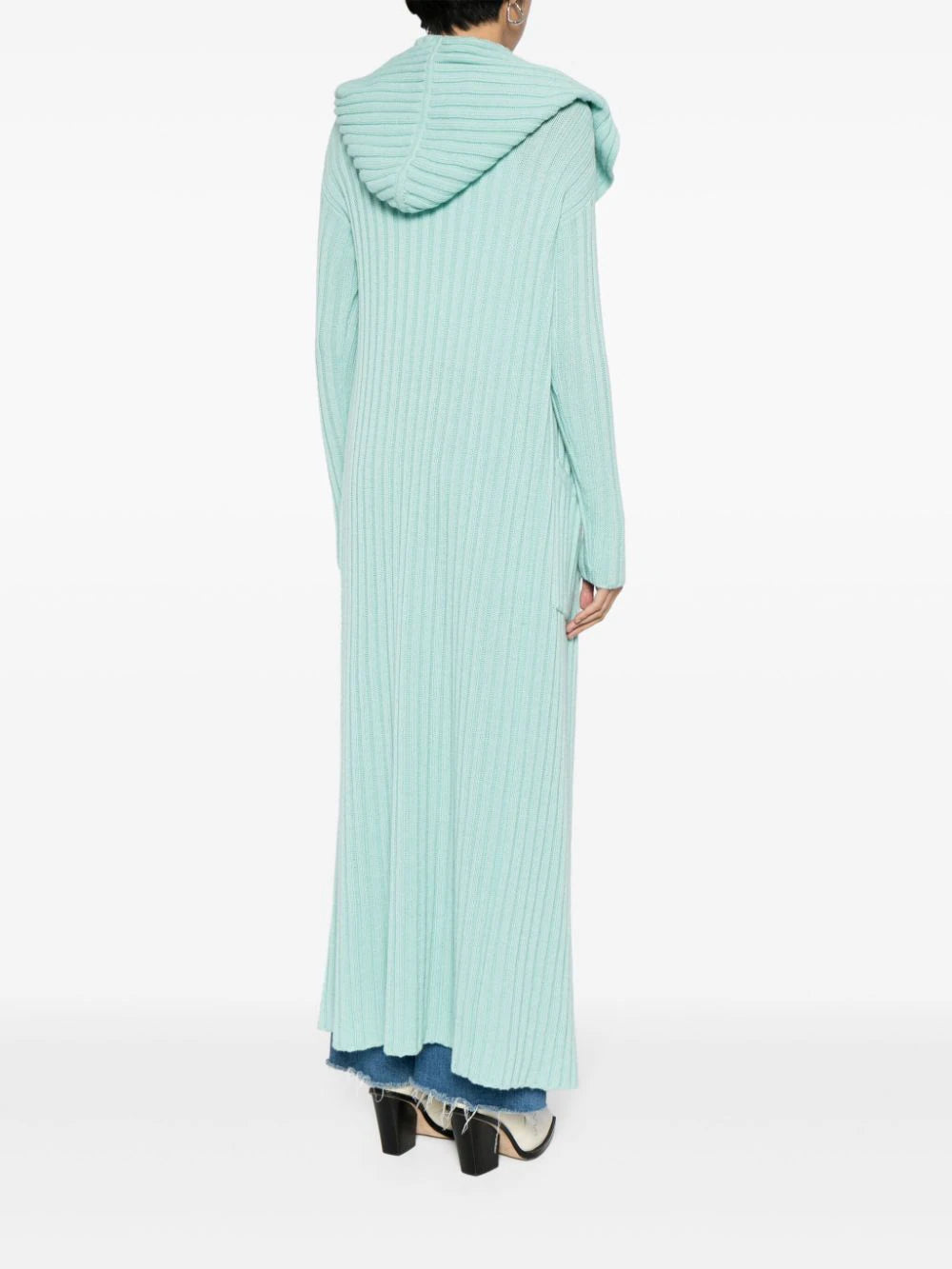 Amalfi Cashmere Cardigan - Reseda