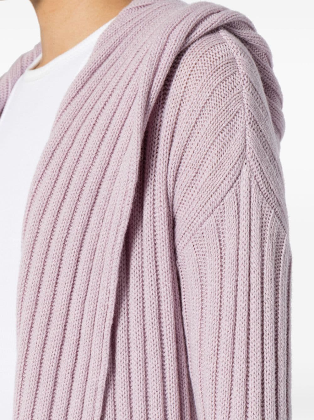 Amalfi Cashmere Cardigan - Silver Iris