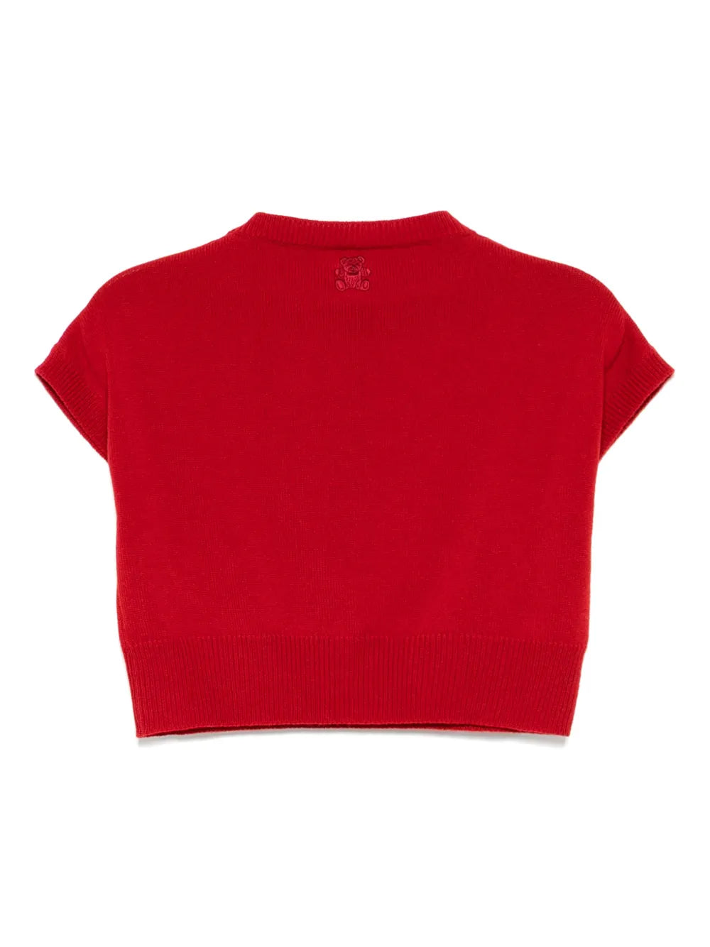 Genova Sleeveless Cashmere Jumper - Red La Scala