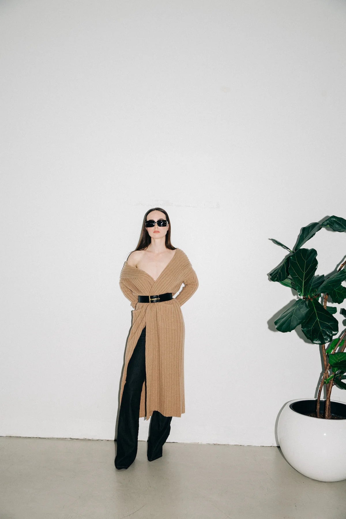 Amalfi Cashmere Cardigan - Dune