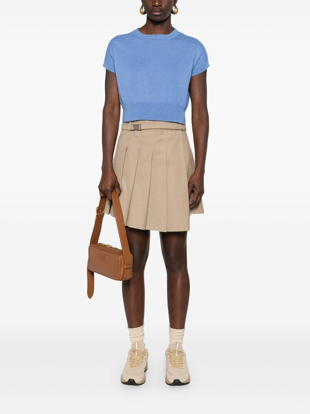 Genova Sleeveless Cashmere Jumper - Azure