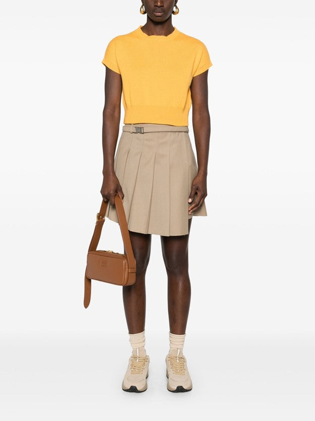 Genova Sleeveless Cashmere Jumper - Nasturtium