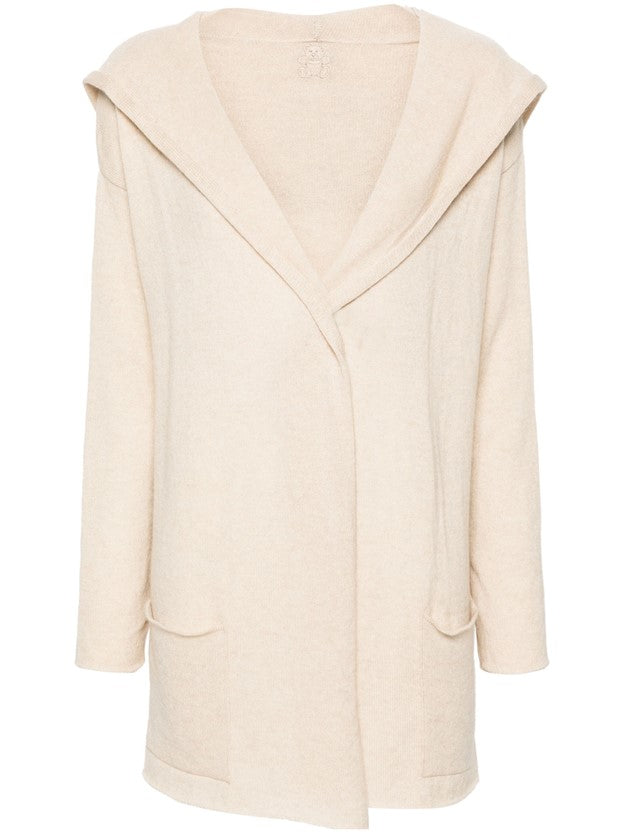 Napoli Lightweight Cashmere Cardigan - Chinchilla