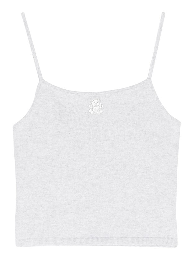 Rapallo Cashmere Tank Top - Fog