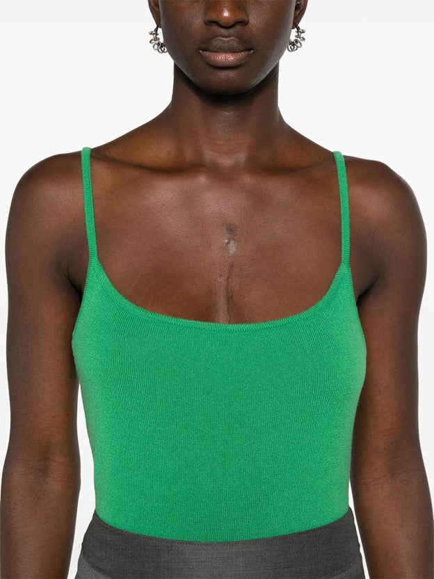 Rapallo Cashmere Tank Top - Flash Green