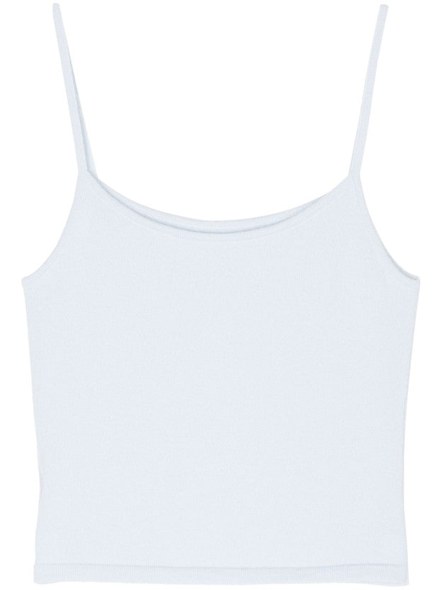 Rapallo Cashmere Tank Top - Porcelain