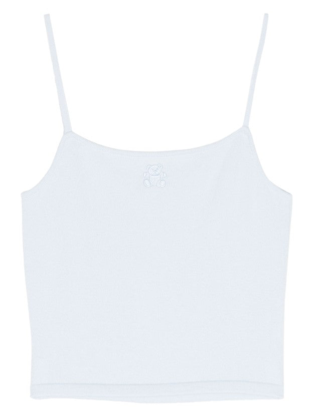 Rapallo Cashmere Tank Top - Porcelain