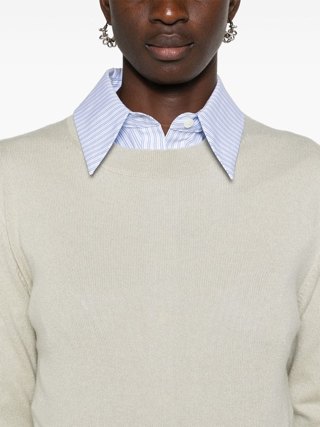 Roma Cashmere Jumper - Lichen