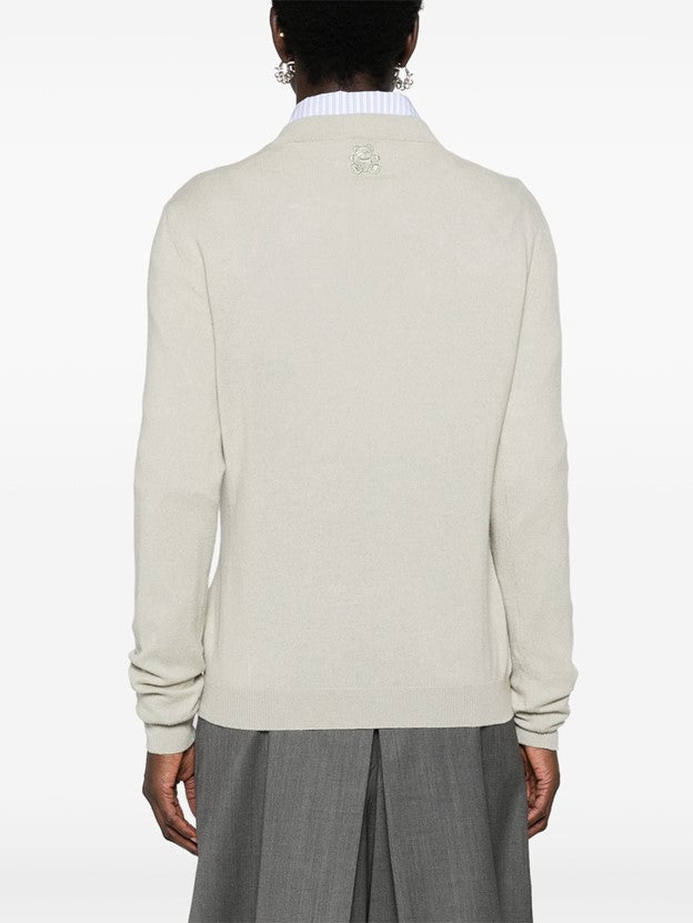 Roma Cashmere Jumper - Lichen