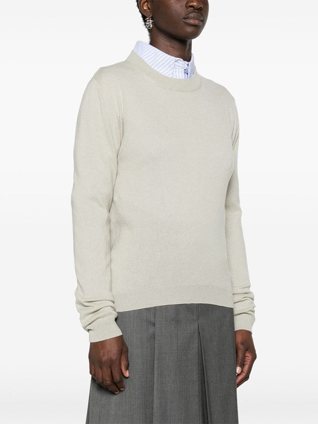 Roma Cashmere Jumper - Lichen
