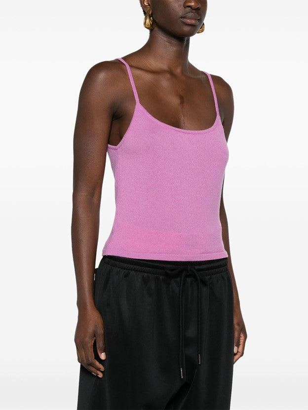 Rapallo Cashmere Tank Top - Lilac