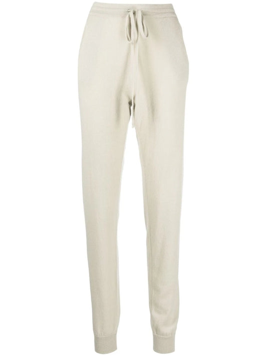 Milano Drawstring Cashmere Joggers - Lichen