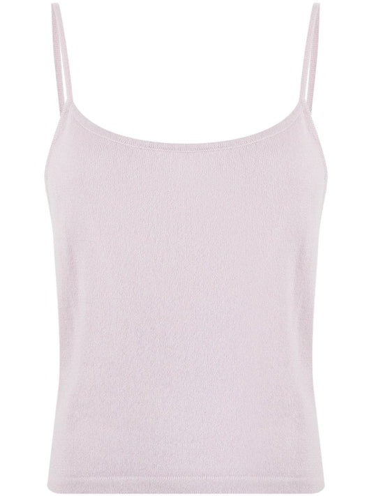 Rapallo Cashmere Tank Top - Silver Iris