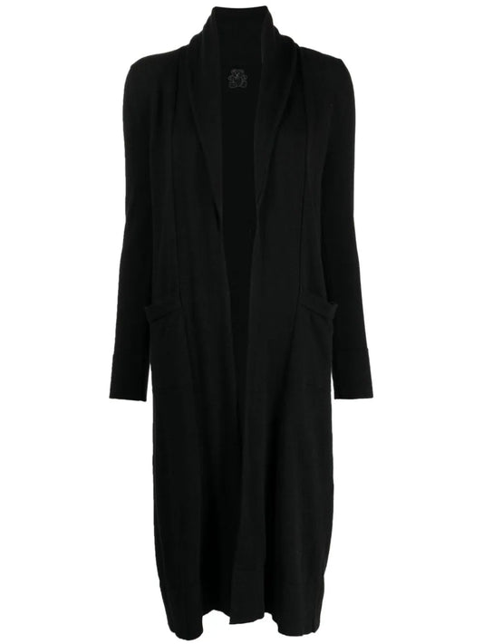 Venezia Cashmere Cardigan - Black Embassy