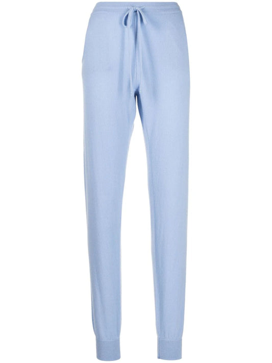 Milano Drawstring Cashmere Joggers - Faience