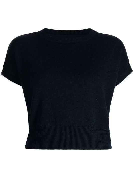 Genova Sleeveless Cashmere Jumper - Neptune